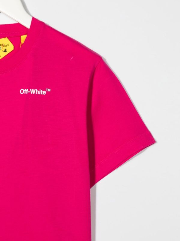 Off-White Kids logo-print short-sleeve T-shirt - Farfetch