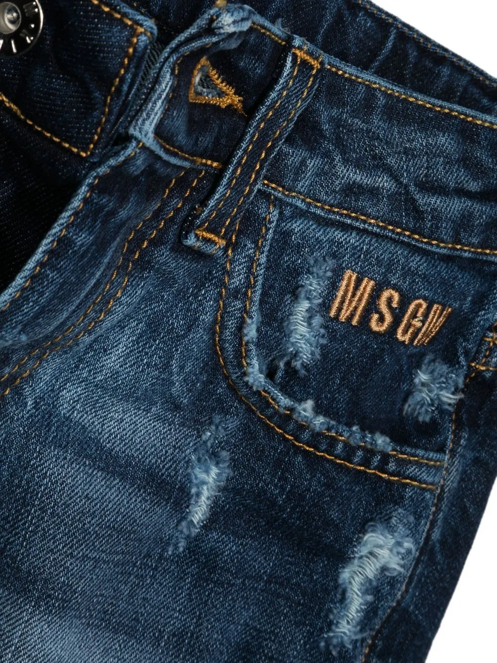 MSGM Kids Jeans con effetto vissuto | Denim | Image 3