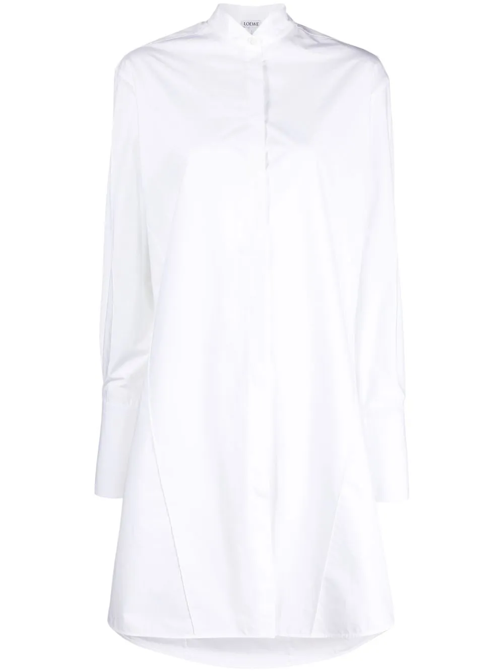 

LOEWE vestido camisero midi - Blanco