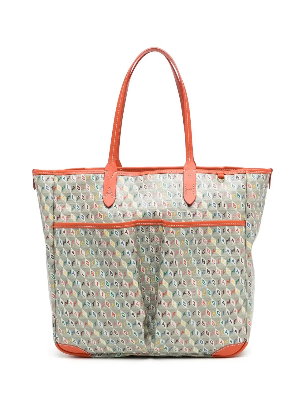 

Anya Hindmarch tote con logo - Verde