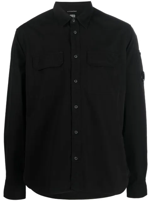 C.P. Company button-down fitted shirt