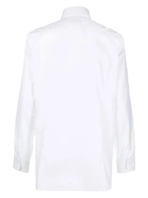 BARBA ホワイト カッタウェイシャツ Barba カッタウェイカラー シャツ | ホワイト | FARFETCH JP
