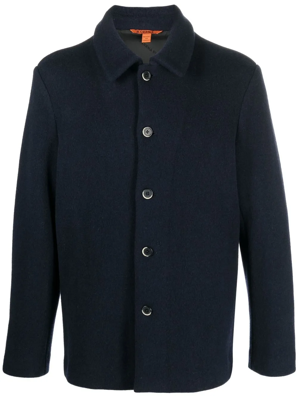 

Barena single-breasted wool overshirt - Blue