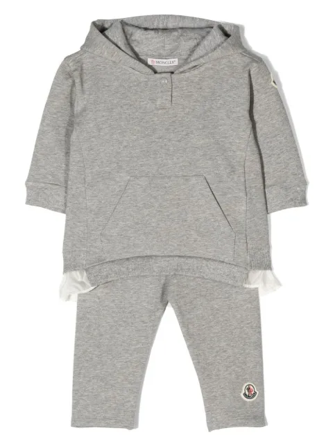 Moncler Enfant logo-patch tracksuit set 