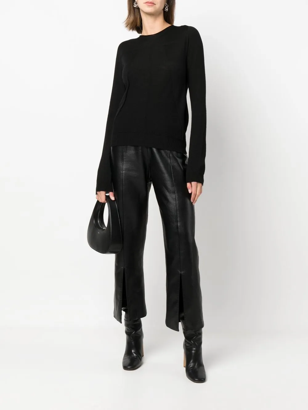 Rick Owens Trui met vlakken - Zwart