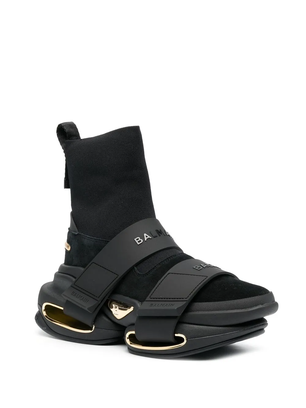Balmain BBold hightop Sneakers Farfetch