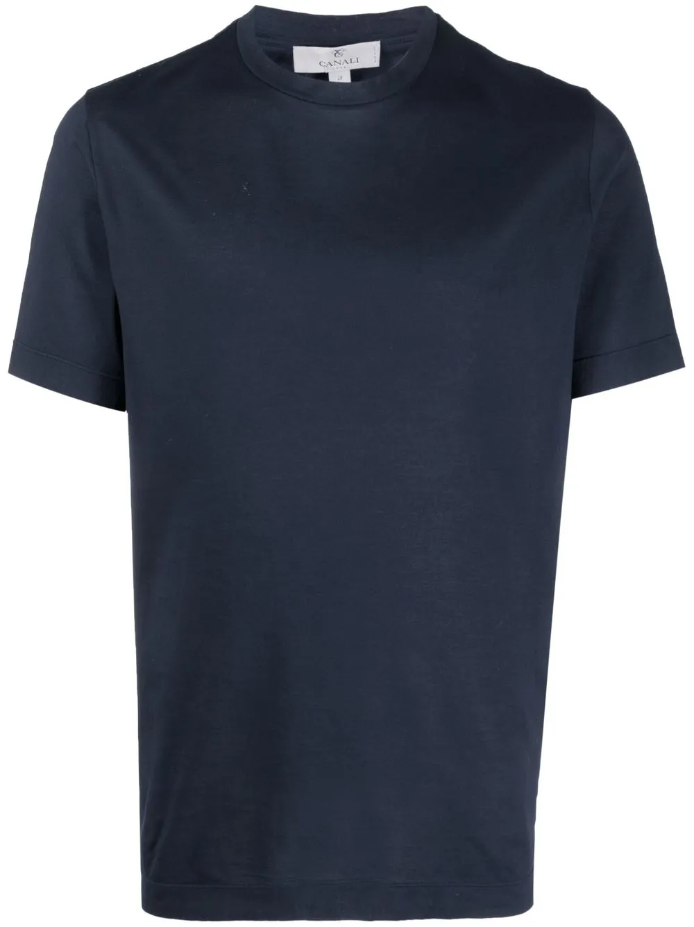 

Canali crewneck cotton jersey T-shirt - Blue