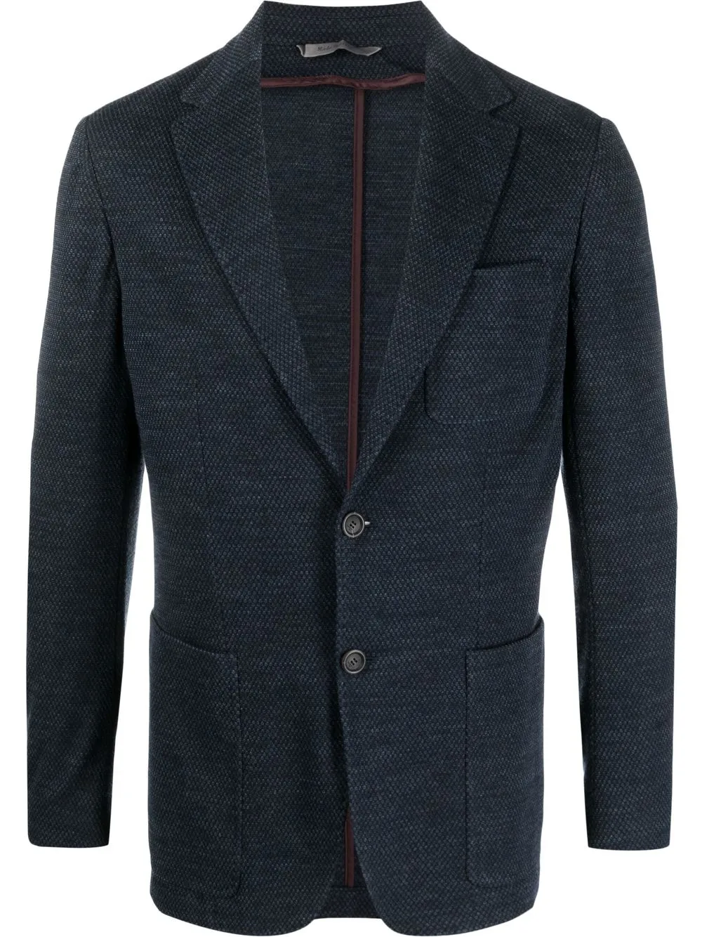 

Canali tailored jersey blazer jacket - Blue