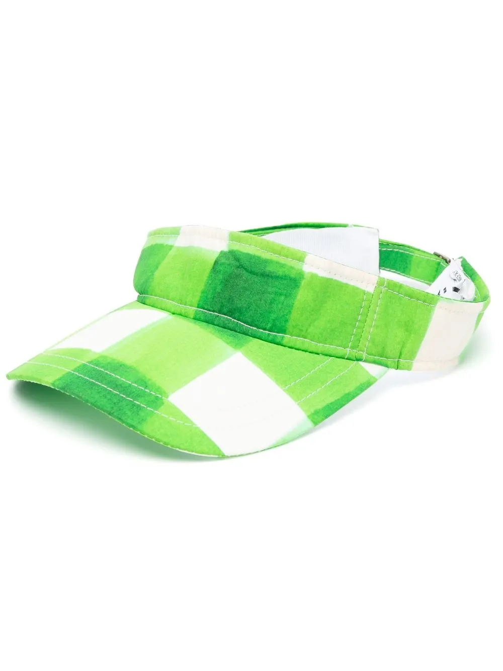 

MSGM gorra a cuadros gingham - Verde