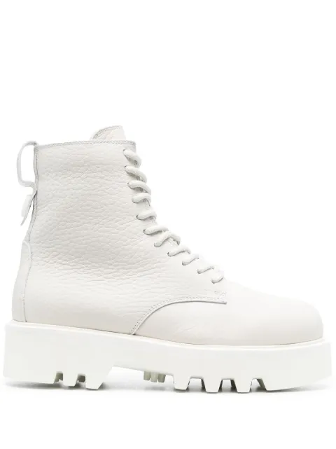 Furla botas militares Rita con agujetas