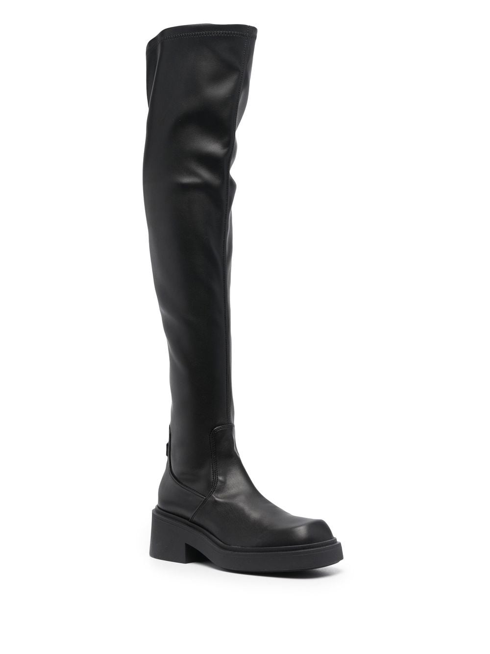 Image 2 of Furla Attitude 35mm leather thigh-high boots