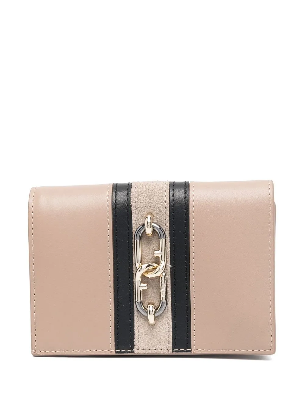 

Furla logo plaque wallet - Neutrals