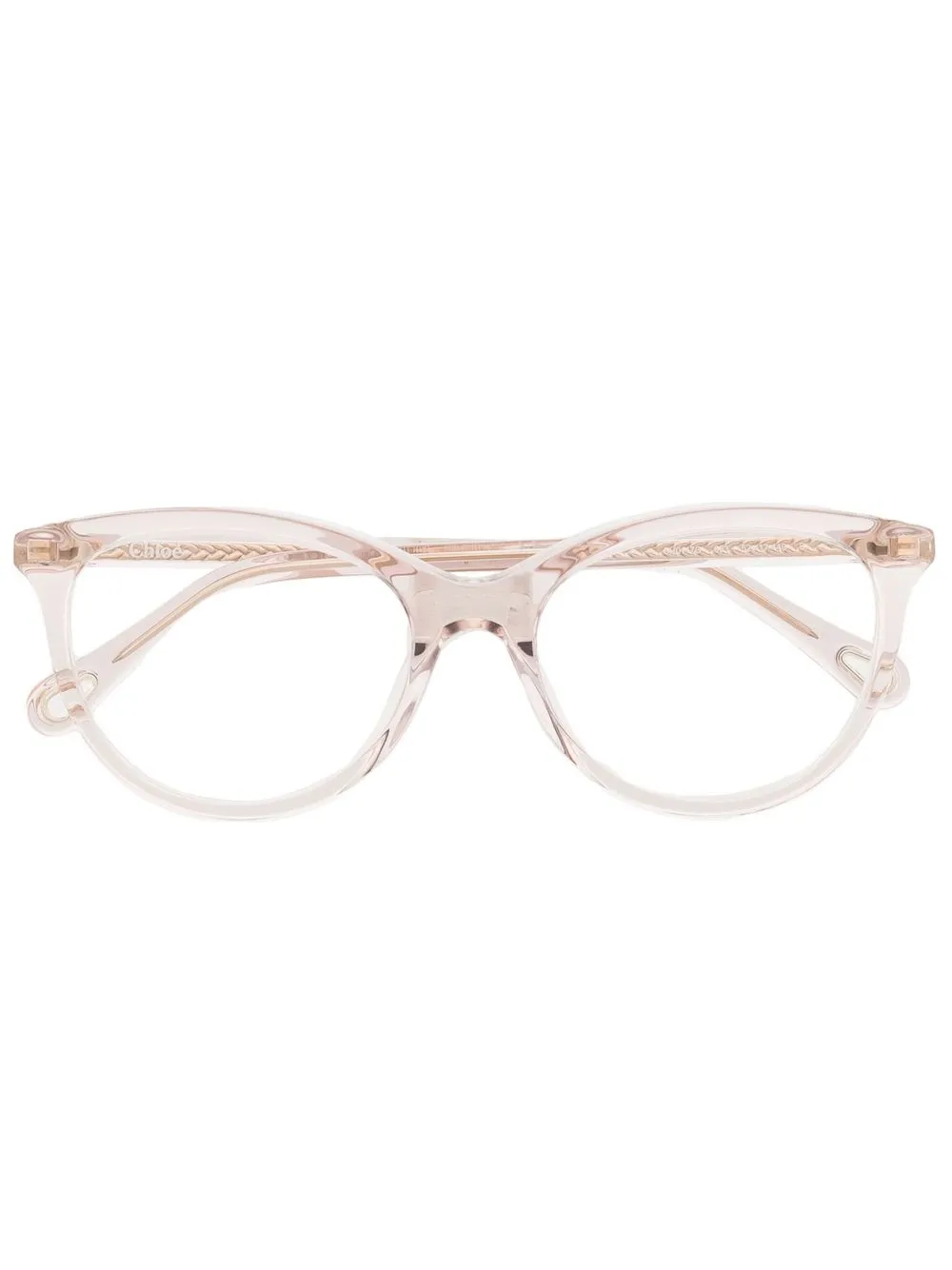 Chloé Eyewear round-frame glasses | Neutrals | Image 1