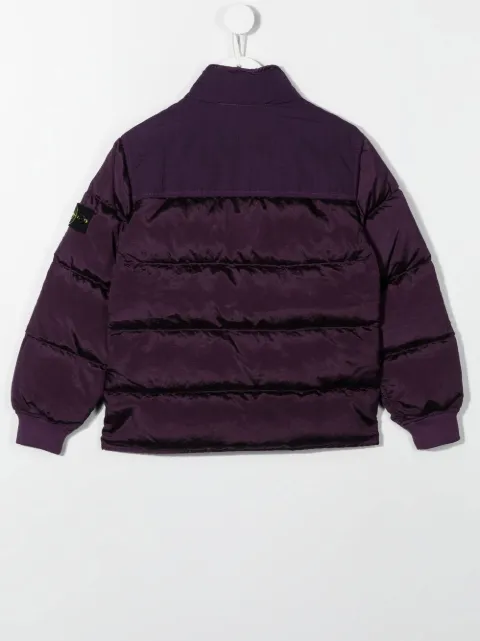Stone Island Junior feather-down padded jacket