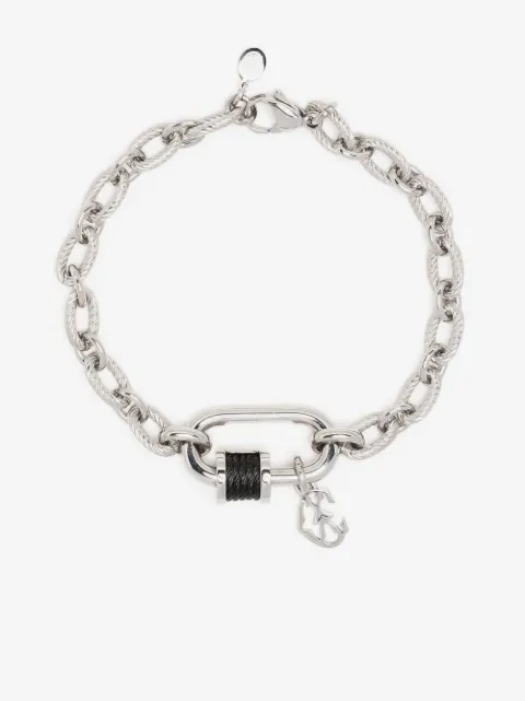 Charriol Forever Lock cable-link bracelet