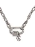 Charriol Forever Lock cable-link necklace - Silver