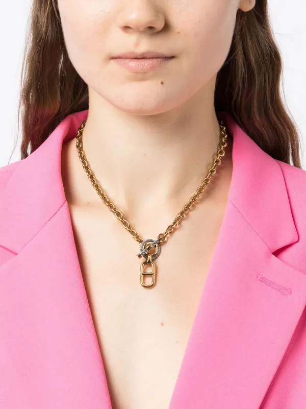 Charriol St Tropez Mariner Pendant Necklace Gold FARFETCH AO