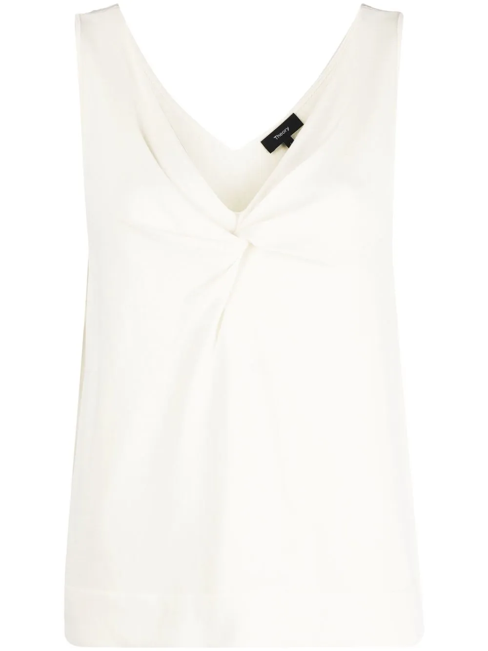 

Theory V-neck sleeveless top - Neutrals