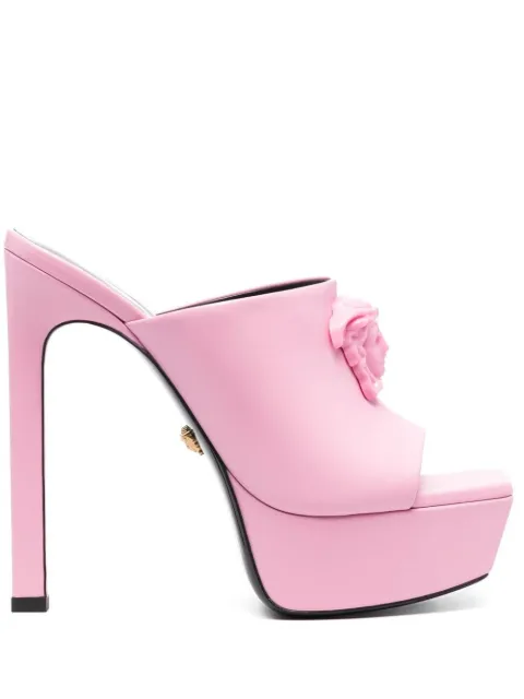 Versace La Medusa 140mm platform mules