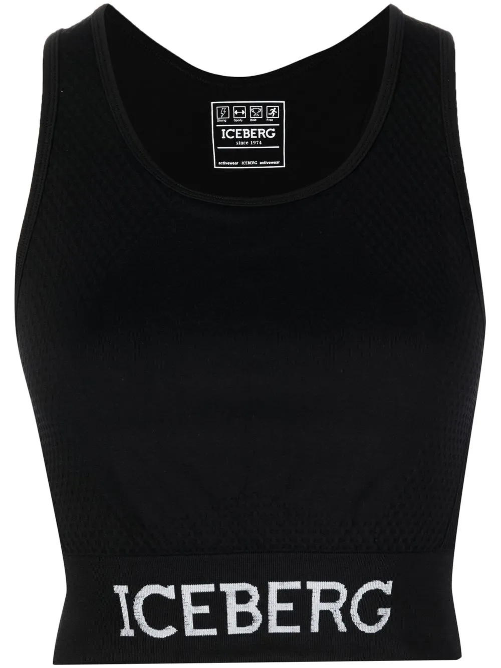 

Iceberg logo cropped top - Black