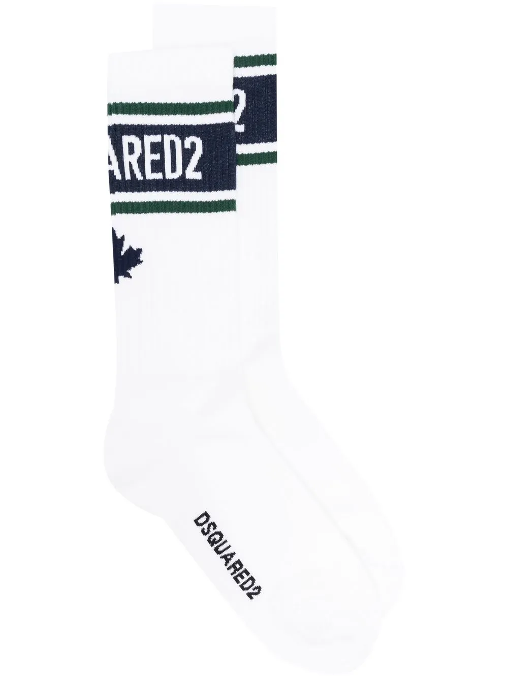 

Dsquared2 calcetines con logo tejido en intarsia - Blanco