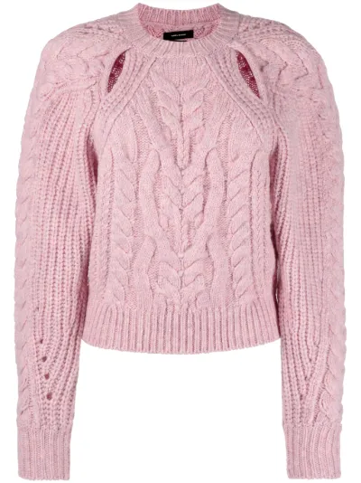 cable-knit cut-out jumper | Isabel 