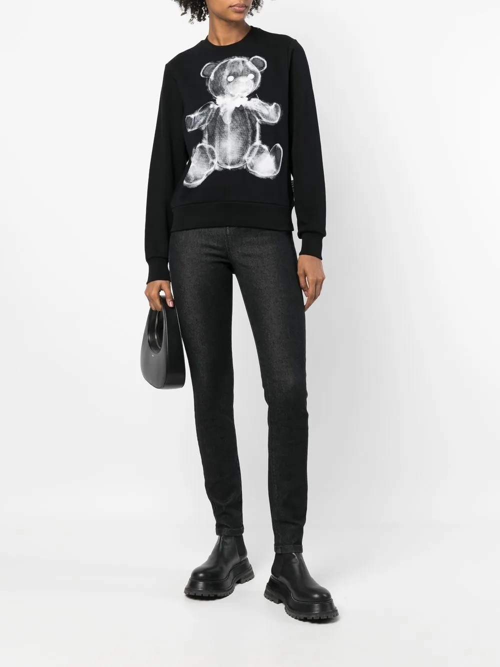 Shop Philipp Plein Teddy Bear X-ray-print T-shirt In Black