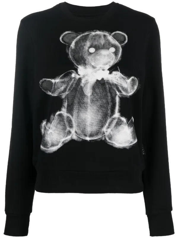 Philipp Plein Teddy Bear x-ray-print T-shirt | Black | FARFETCH JO