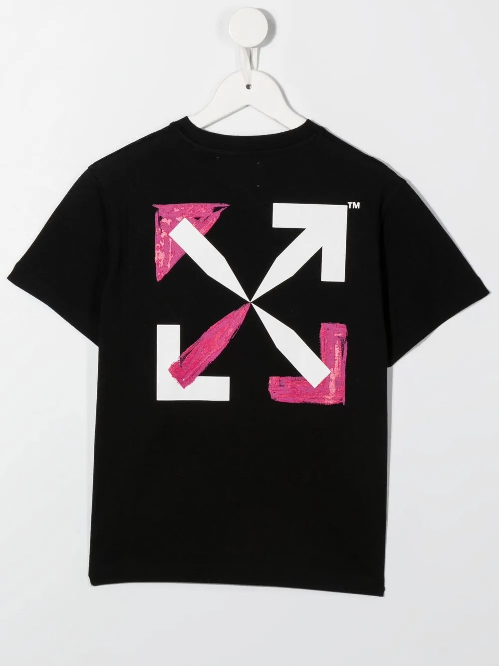 Off-White Kids T-shirt met logoprint - Zwart