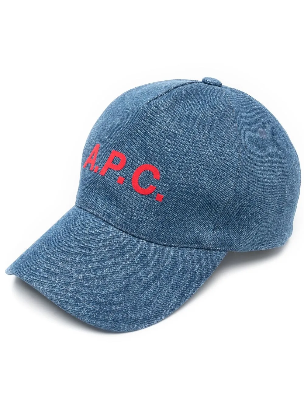 

A.P.C. gorra con logo estampado - Azul