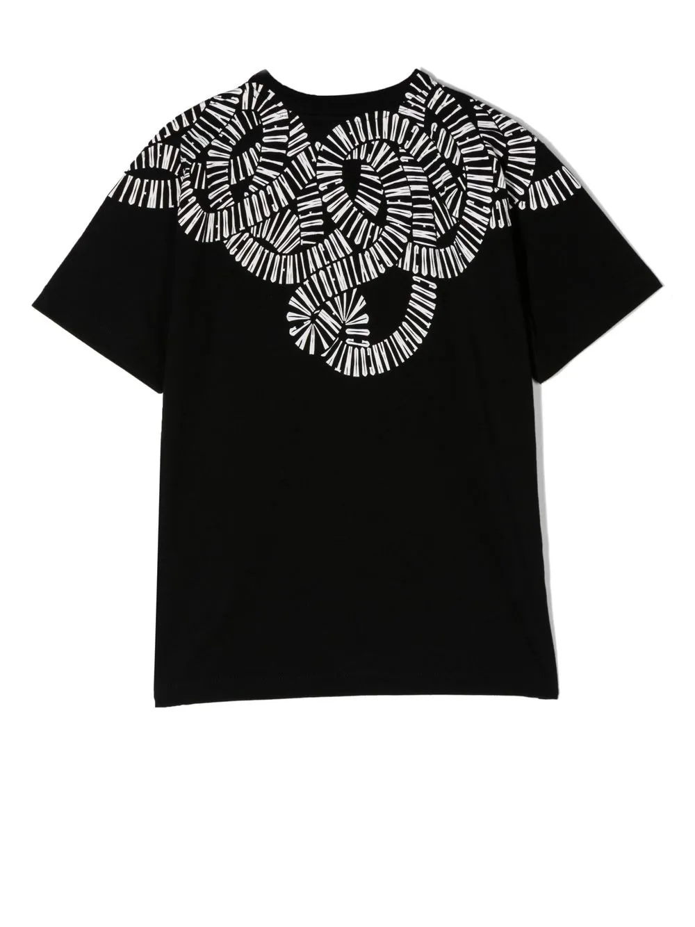 Marcelo Burlon County Of Milan Kids T-shirt met grafische print - Zwart
