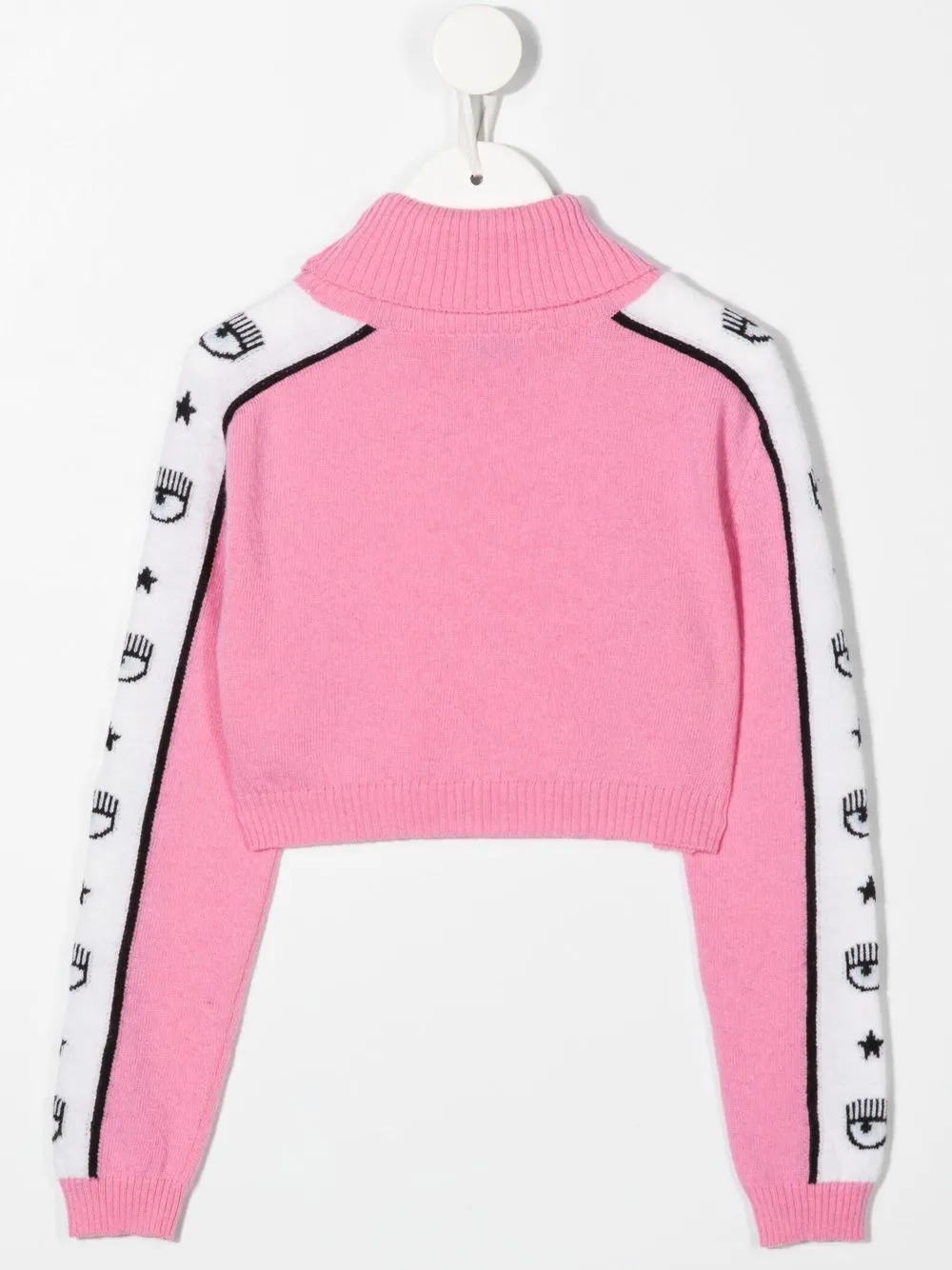 Chiara Ferragni Kids Coltrui met patroon - Roze