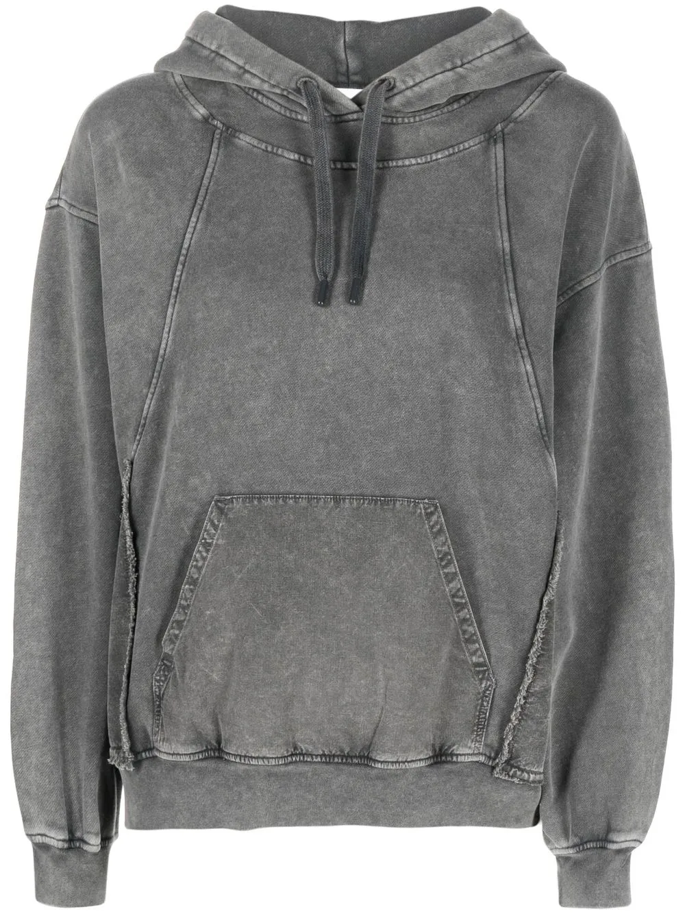 See by Chloé long-sleeve cotton hoodie - Grey