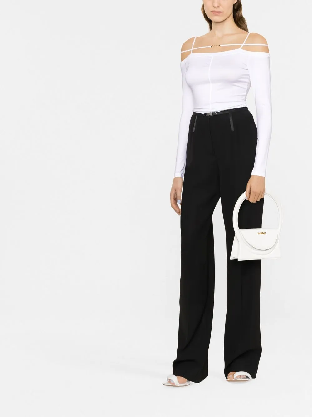 Jacquemus Off-shoulder top - Wit