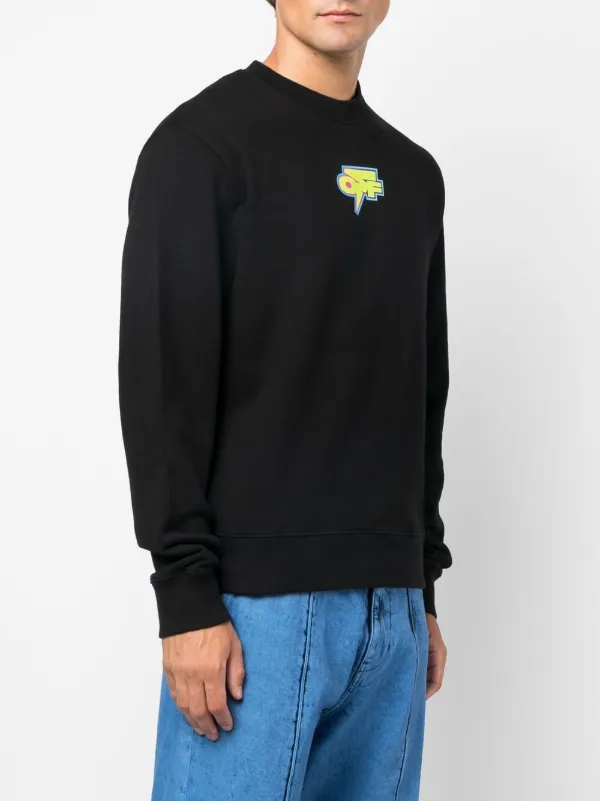 Off-White オフホワイト ロゴ スウェットシャツ | ブラック | FARFETCH JP