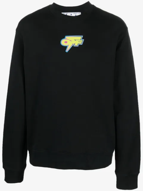 Off-White Arrows-print cotton sweatshirt