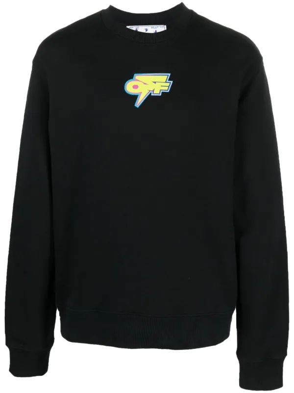 Off-White オフホワイト ロゴ スウェットシャツ | ブラック | FARFETCH JP