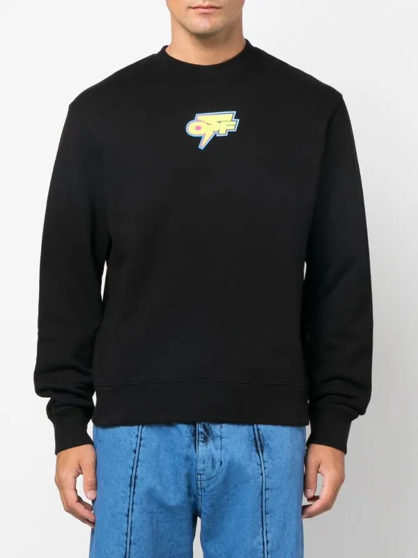 Off-White オフホワイト ロゴ スウェットシャツ | ブラック | FARFETCH JP