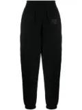 Alexander Wang logo-print tapered track pants - Black