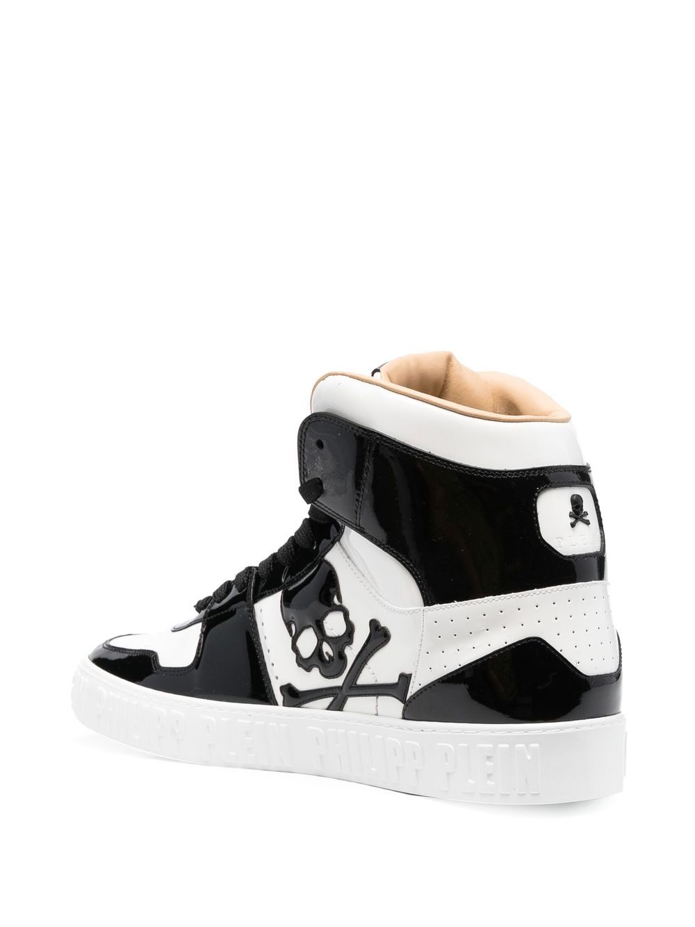 Philipp Plein skull-print high-top sneakers Men