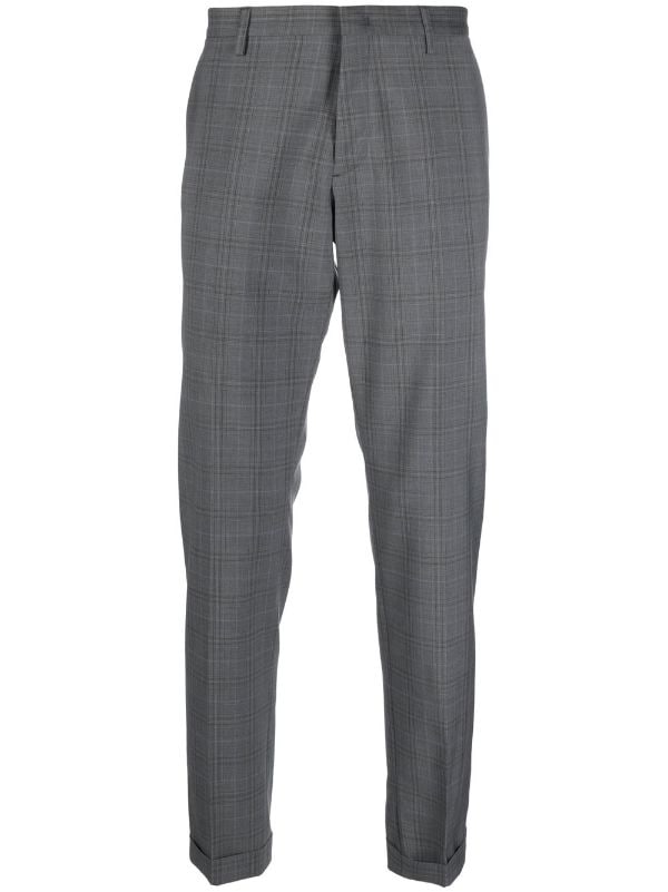 Checked trousers Skinny Fit  BlackWhite checked  Men  HM IN