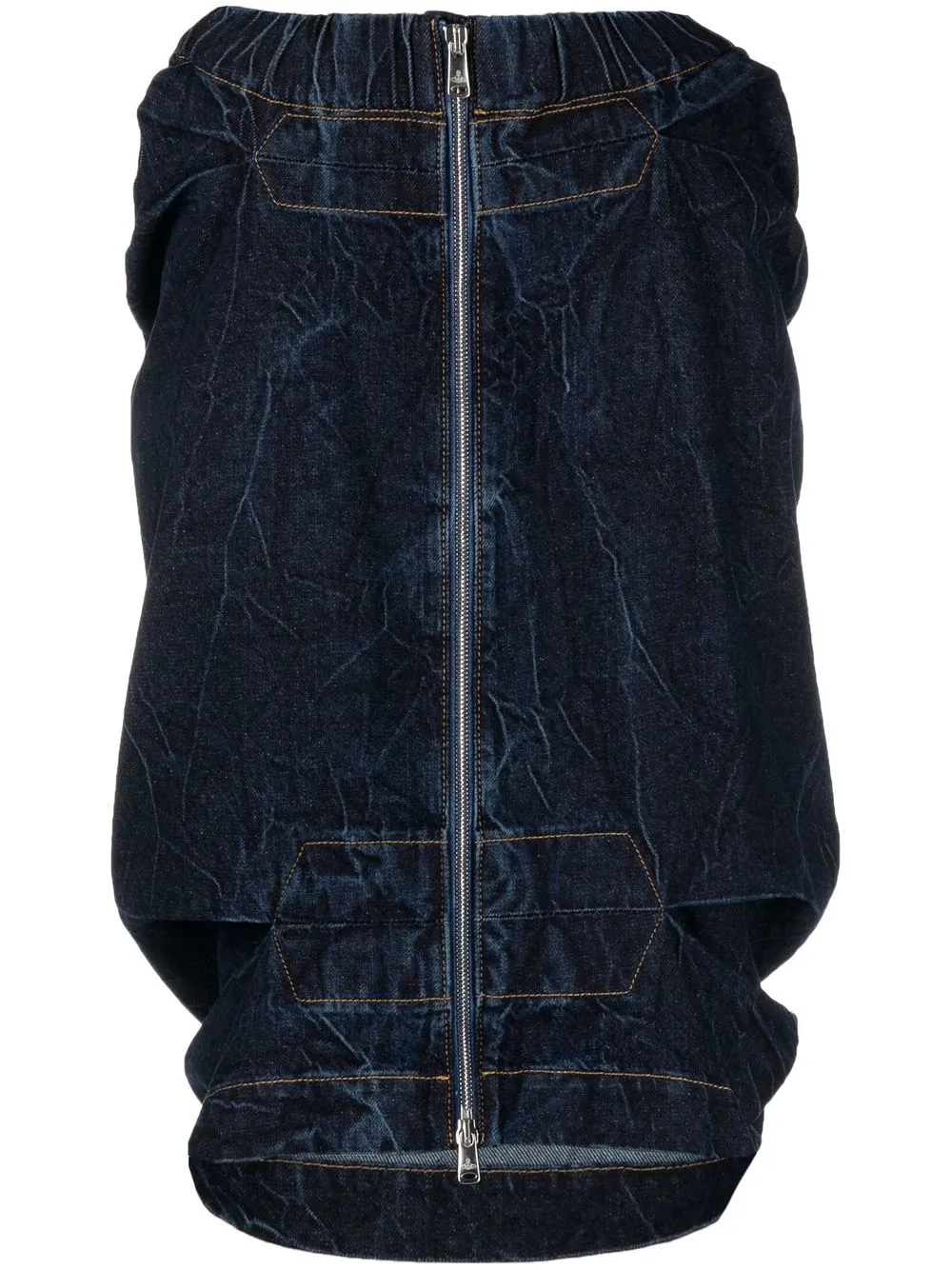 

Vivienne Westwood zip-up denim skirt - Blue