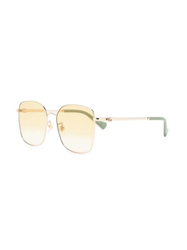 Gucci Eyewear square frame Sunglasses Farfetch