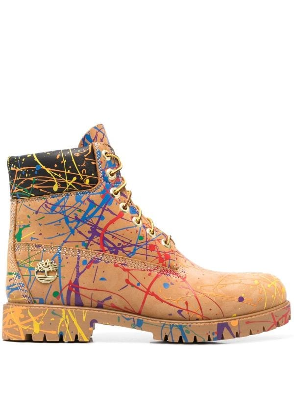 timberland print boots