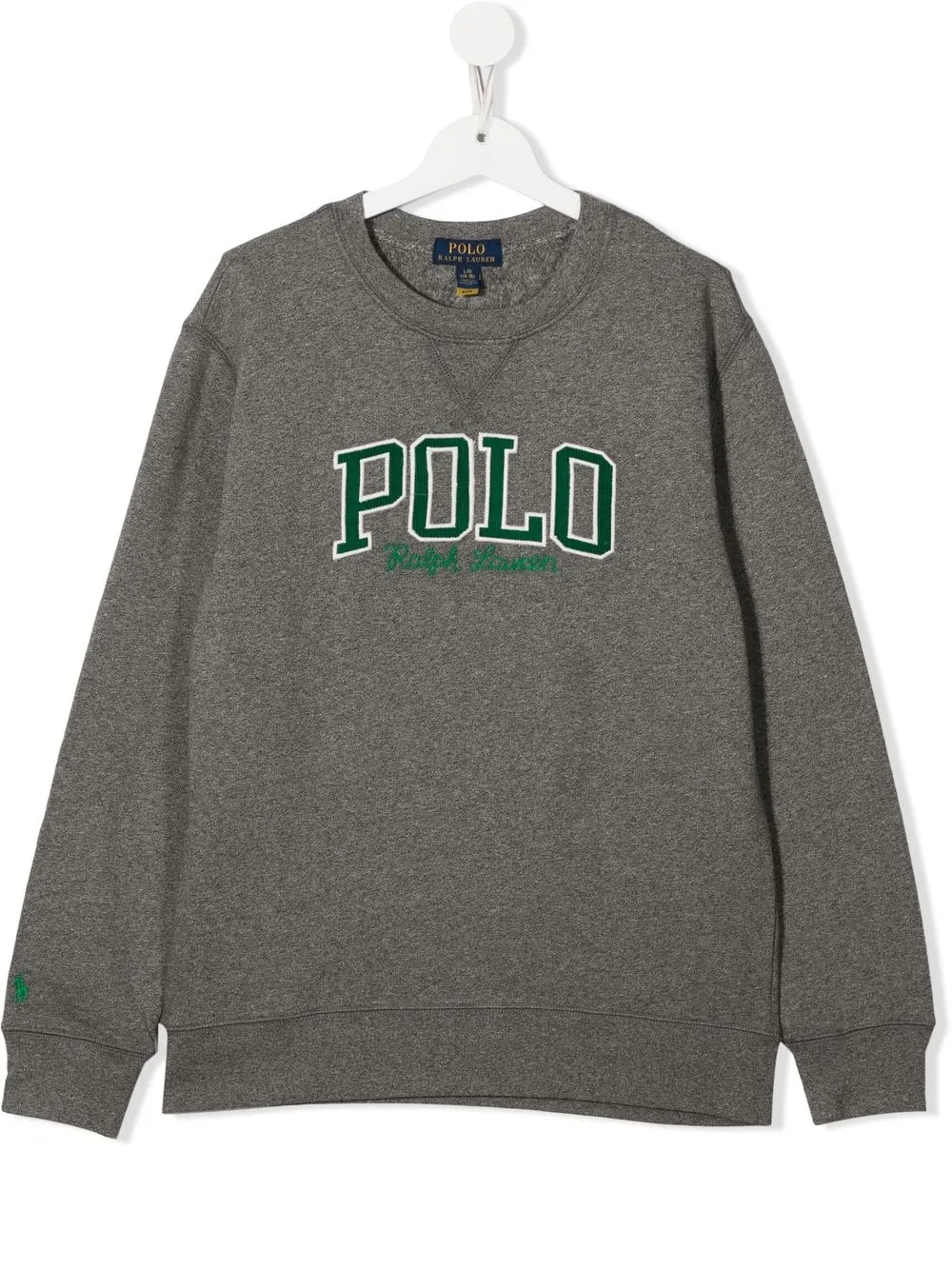 

Ralph Lauren Kids sudadera con logo bordado - Gris