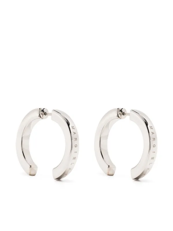 engraved hoop earrings