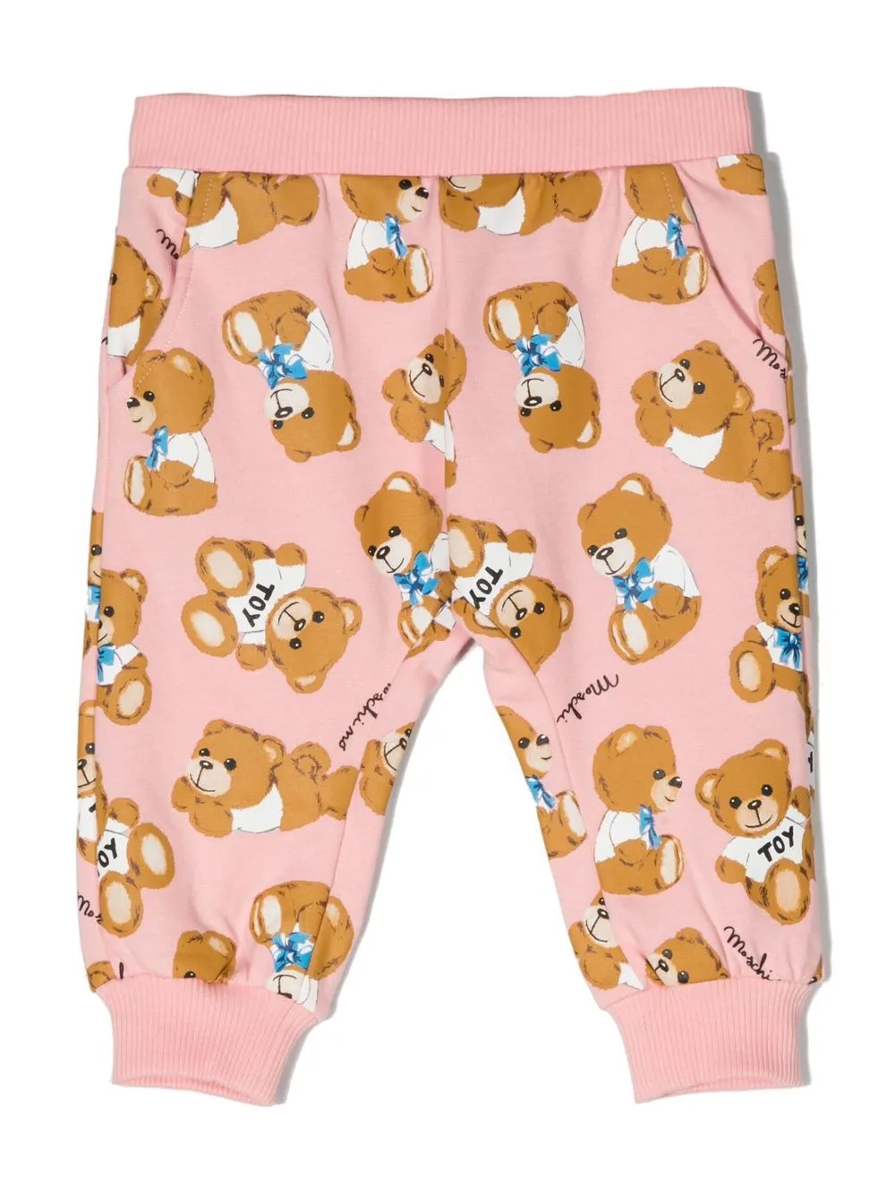 

Moschino Kids leggins con motivo teddy bear - Rosado