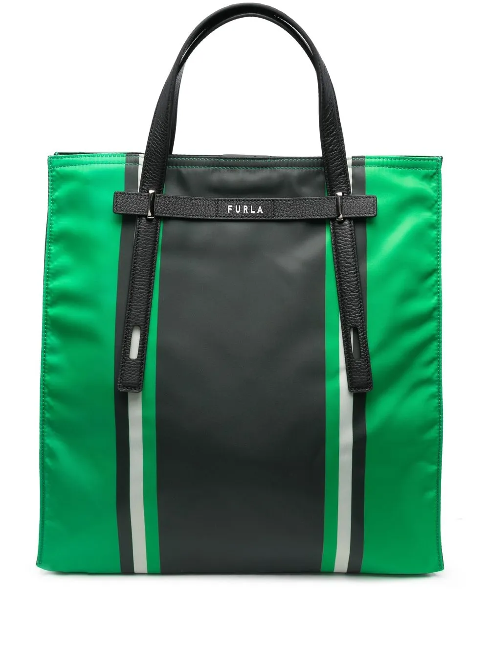 

Furla tote con logo estampado - Verde