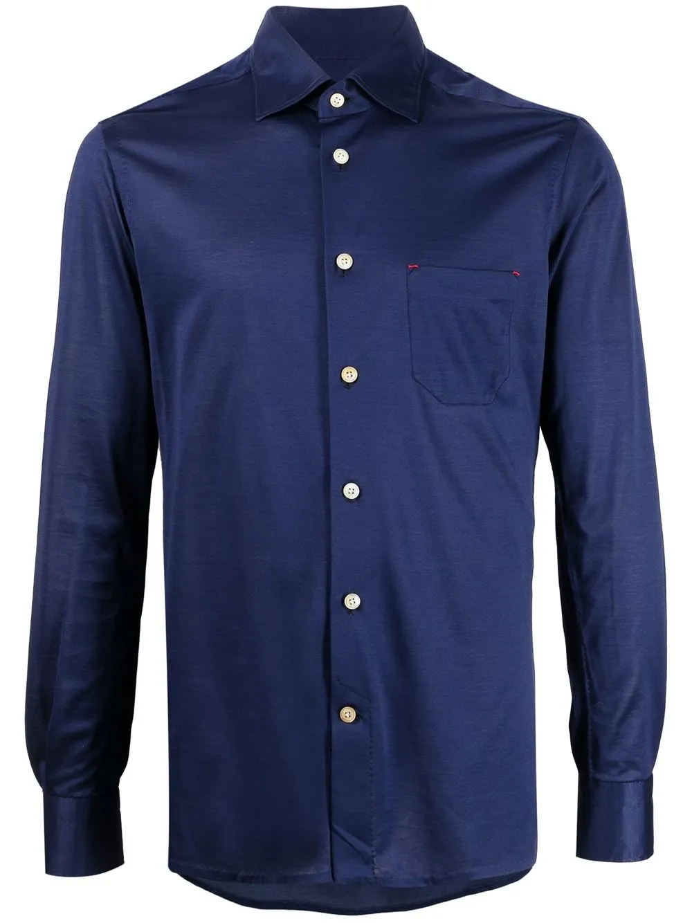 

Kiton camisa manga larga - Azul