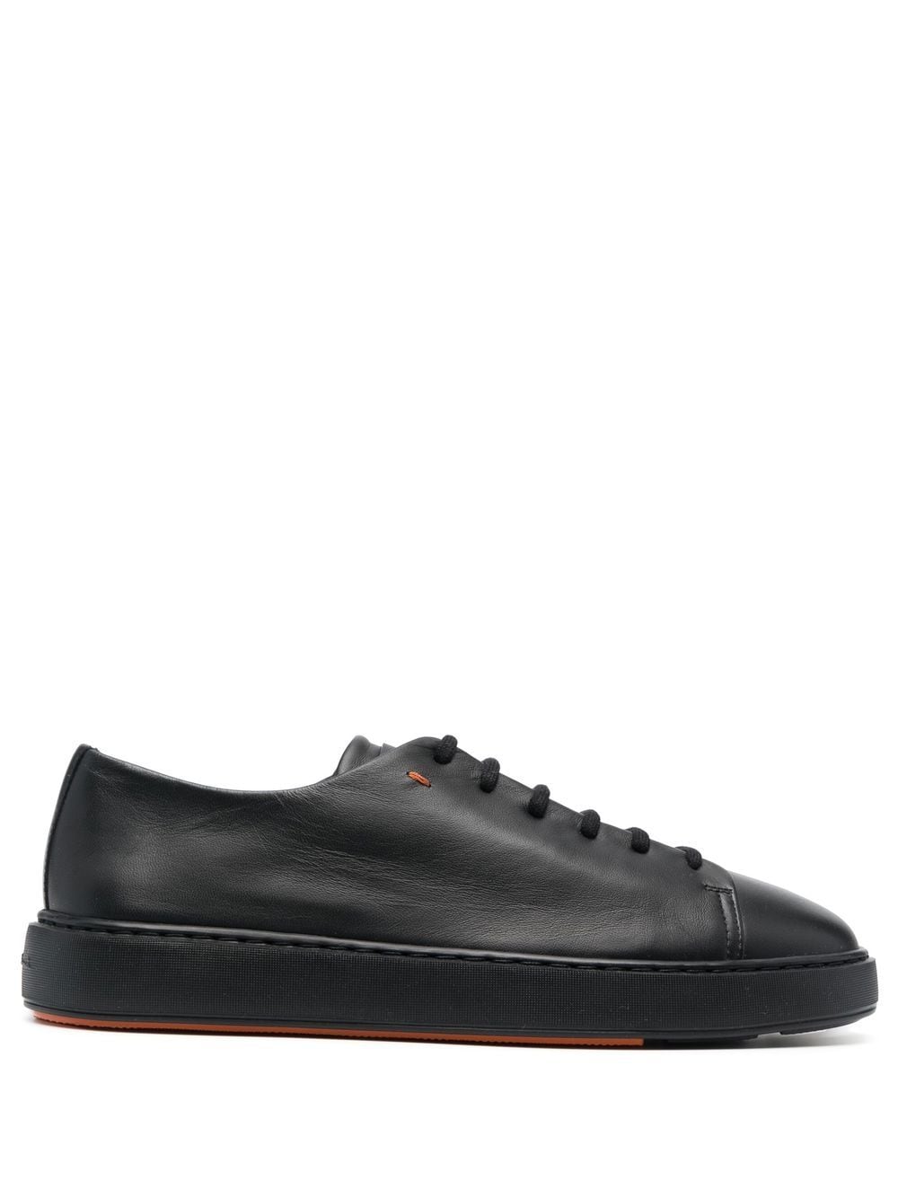 

Santoni tenis bajos con agujetas - Negro